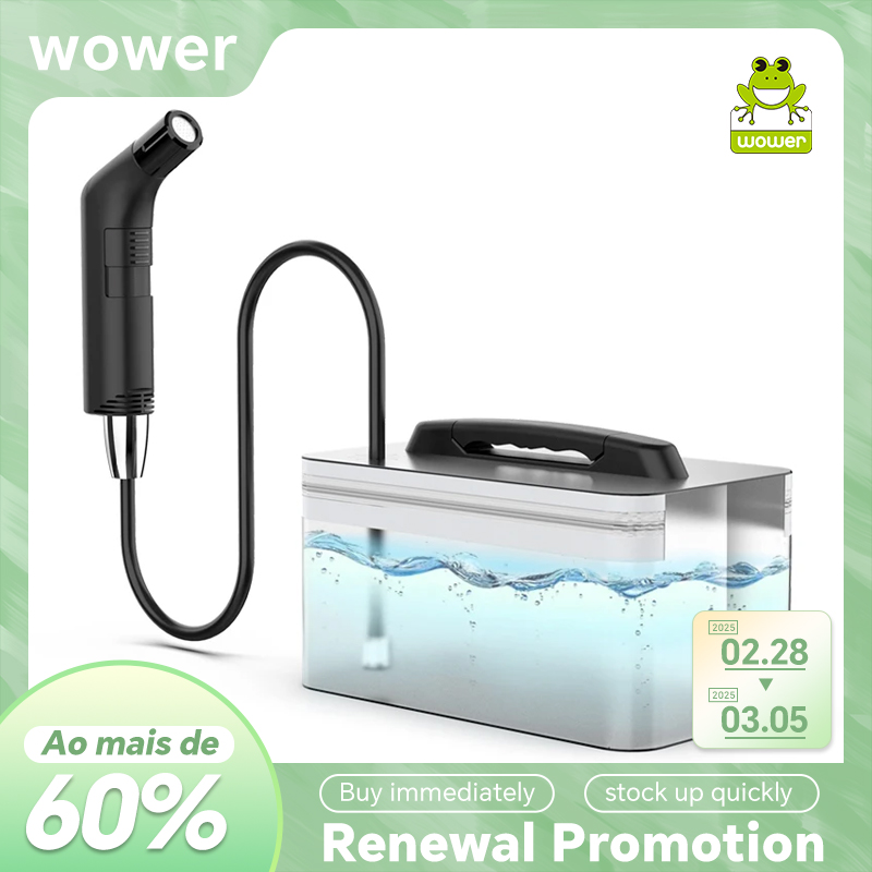 Wower bidé elétrico portátil para limpeza de higiene pessoal 2.3l shattaf recarregável viagem acampamento bidé chuveiro pulverizador