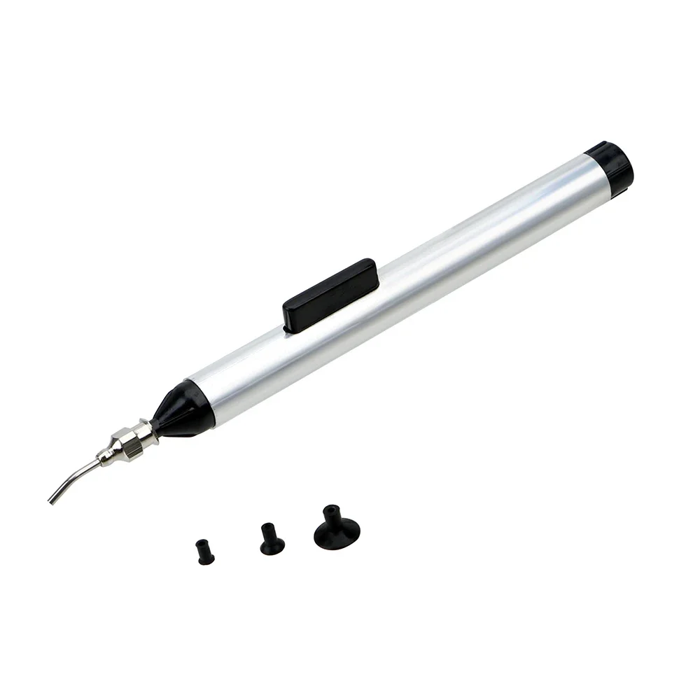 DIY WORK Solder Picker Hand Tool Set Alternative Tweezers Vacuum Suction Pen Manually Pumping IC Tool With 3 Sizes Sucking