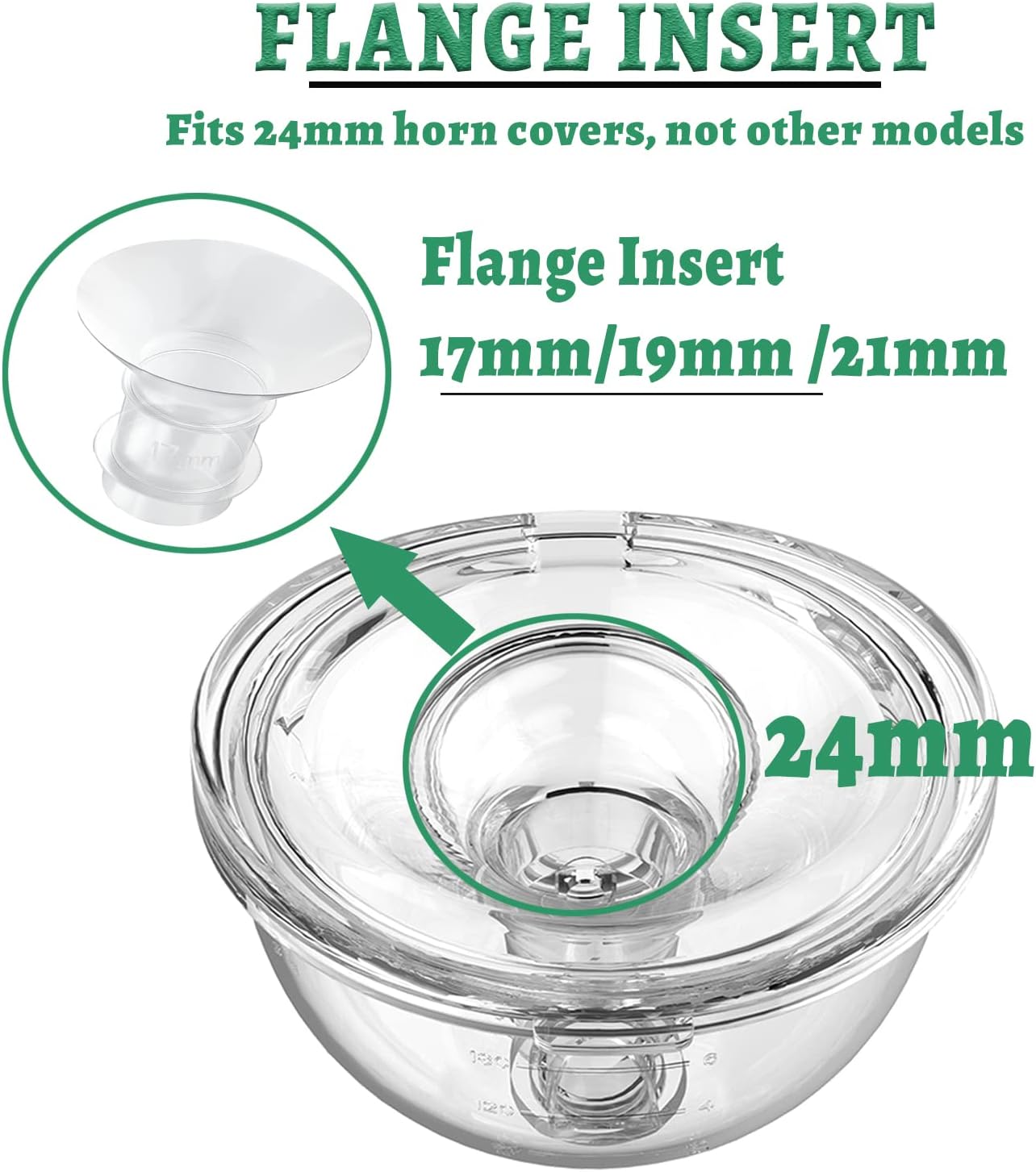 スイベルポンプシールド、フランジインサート、メデラ、s9、s10、s12、s9pro、s12pro、17mm、19mm、21mmと互換性があります