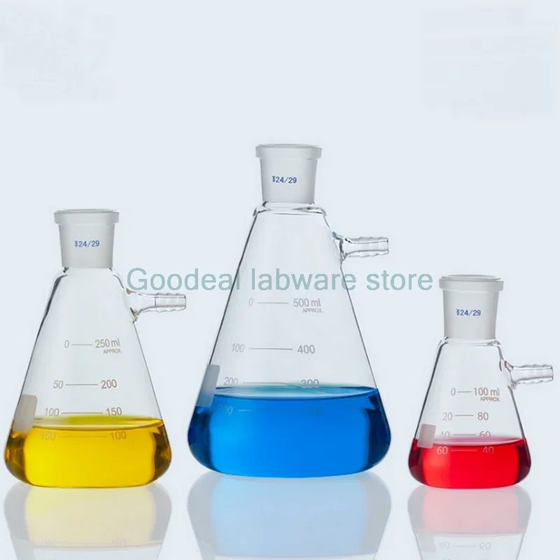 1PCS 50ml ถึง 2000ml Lab แก้วสูญญากาศกรองดูดขวด,ห้องปฏิบัติการกรองขวดบดปาก