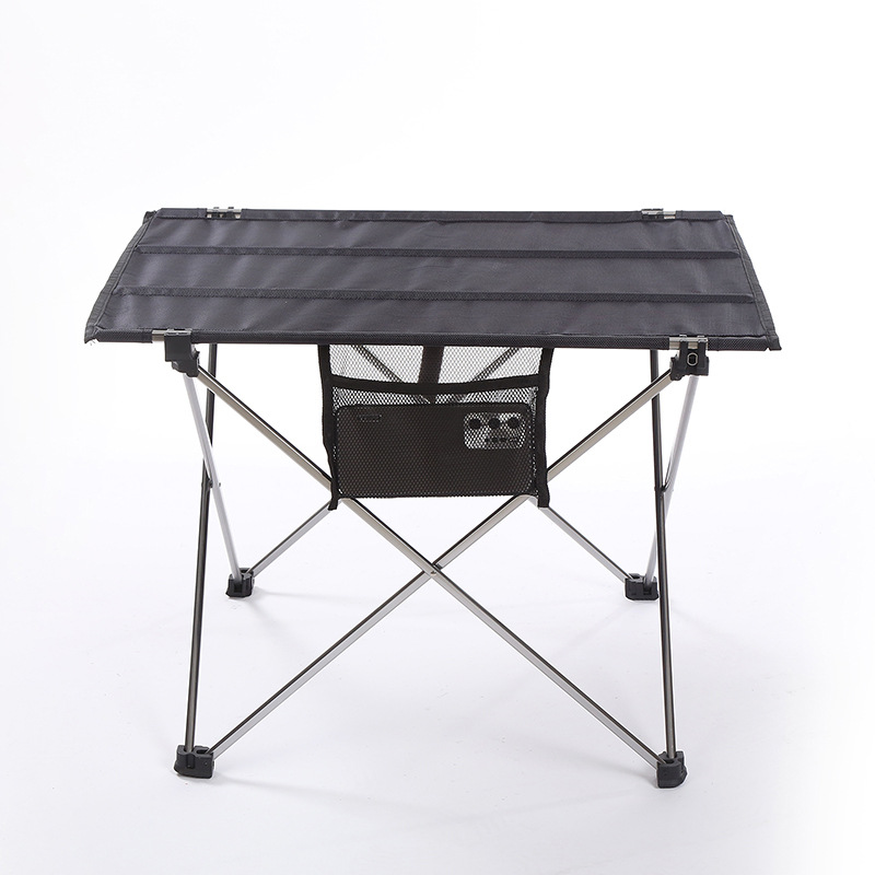 76x56x52CM Liga de alumínio ao ar livre Mesa dobrável Casual Malha Praia Mesa Portátil Churrasco Piquenique Mesa