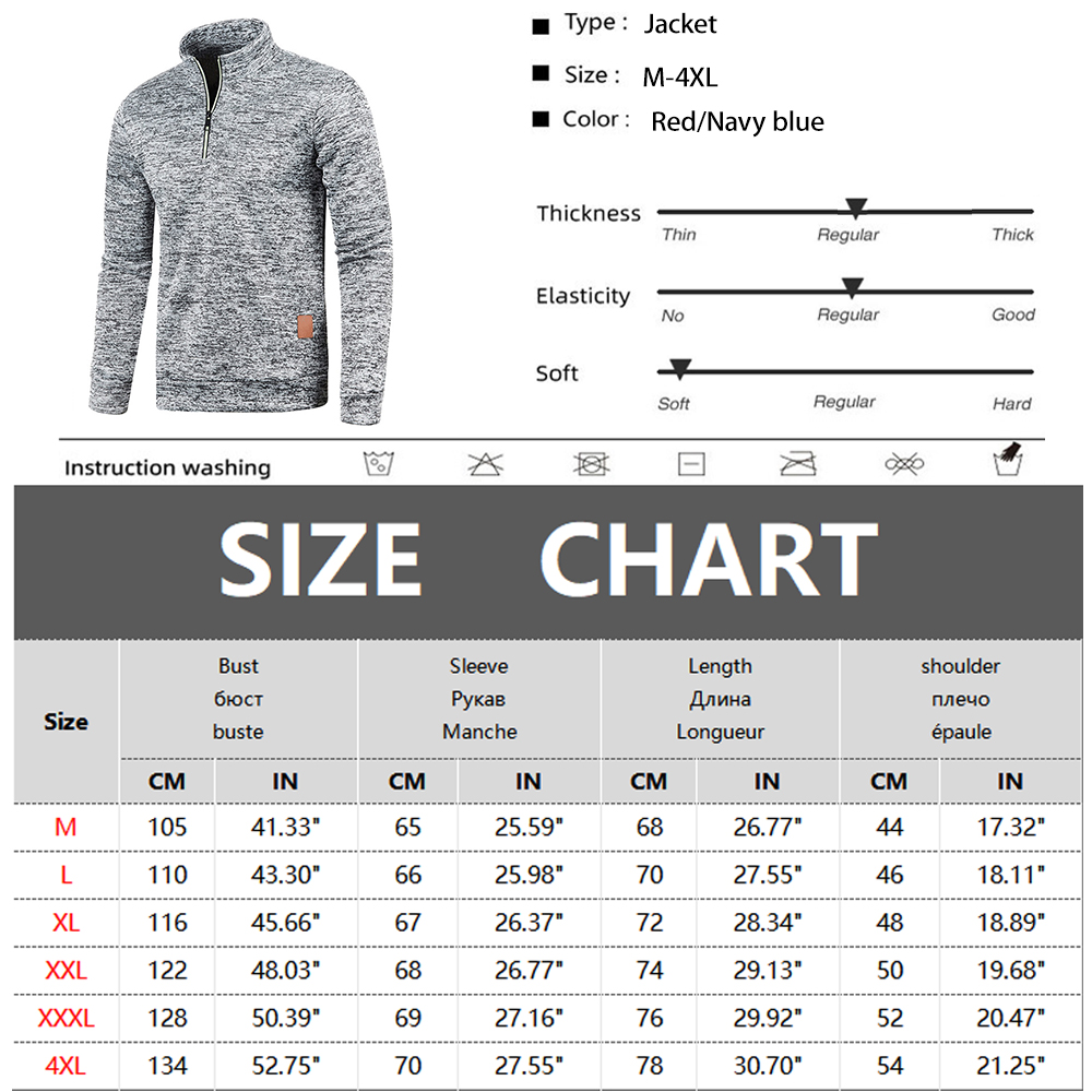 ผู้ชายเสื้อฤดูใบไม้ผลิหนาPulloverครึ่งซิปPulloverสําหรับชายHoodyกลางแจ้งSweatshirฤดูใบไม้ร่วงสีทึบคอเต่าSwea