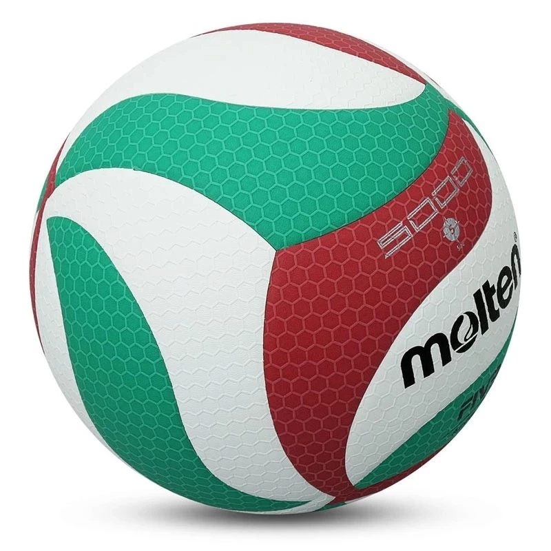 Molten วอลเลย์บอลขนาด 5 วอลเลย์บอล PU Ball สําหรับนักเรียนผู้ใหญ่และวัยรุ่นการแข่งขันการฝึกอบรมกลางแจ้งในร่ม FLISTATEC