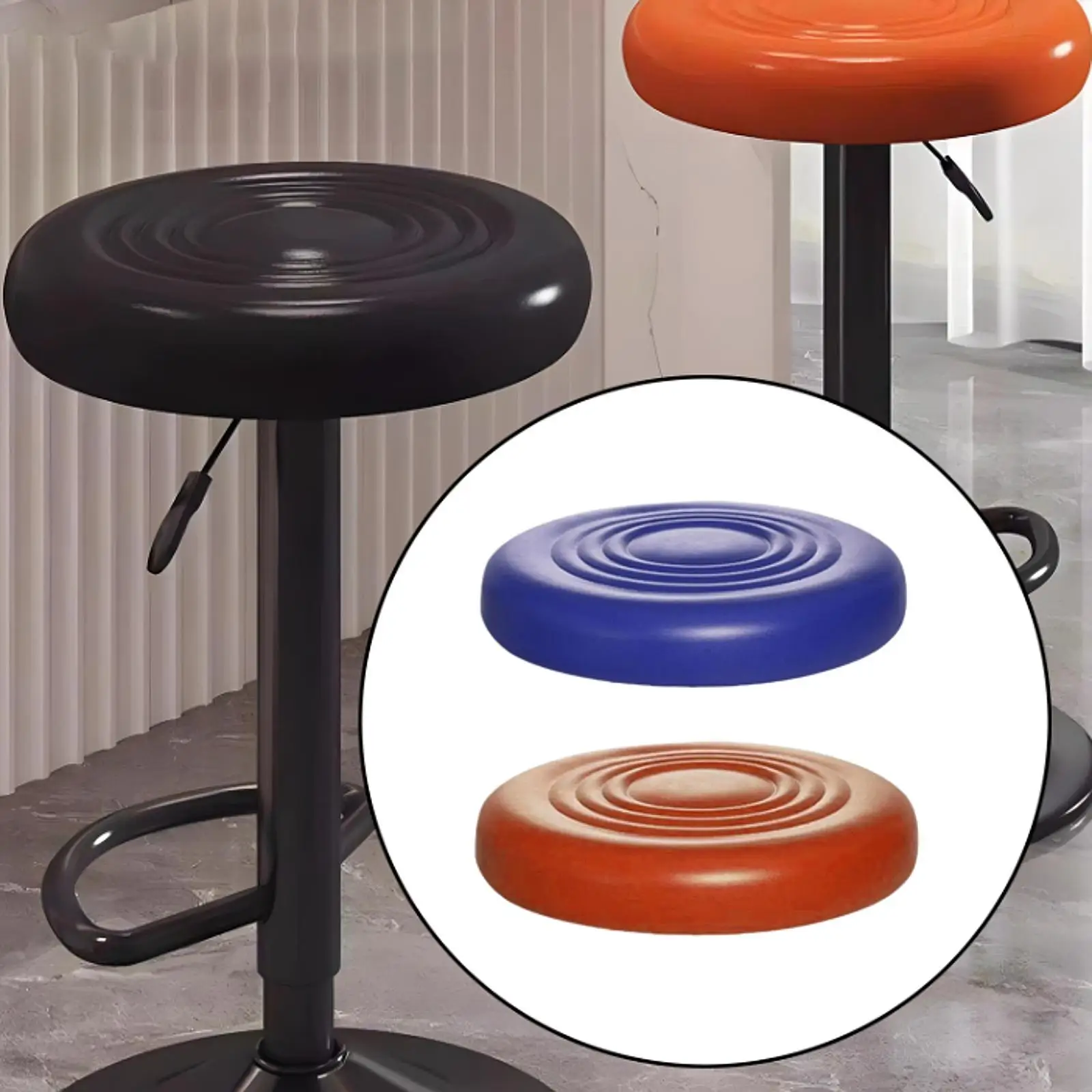 Bar Stool Replacement Seat Stool Chair Accessory Multiuse Easy to Install Barstool Seat Surface for Offices Store