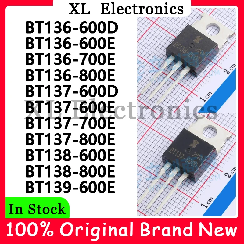BT136-600D BT136-600E BT136-700E BT136-800E BT137-600D BT137-600E BT137-700E BT137-800E BT138-600E BT138-800E Nuevo Original
