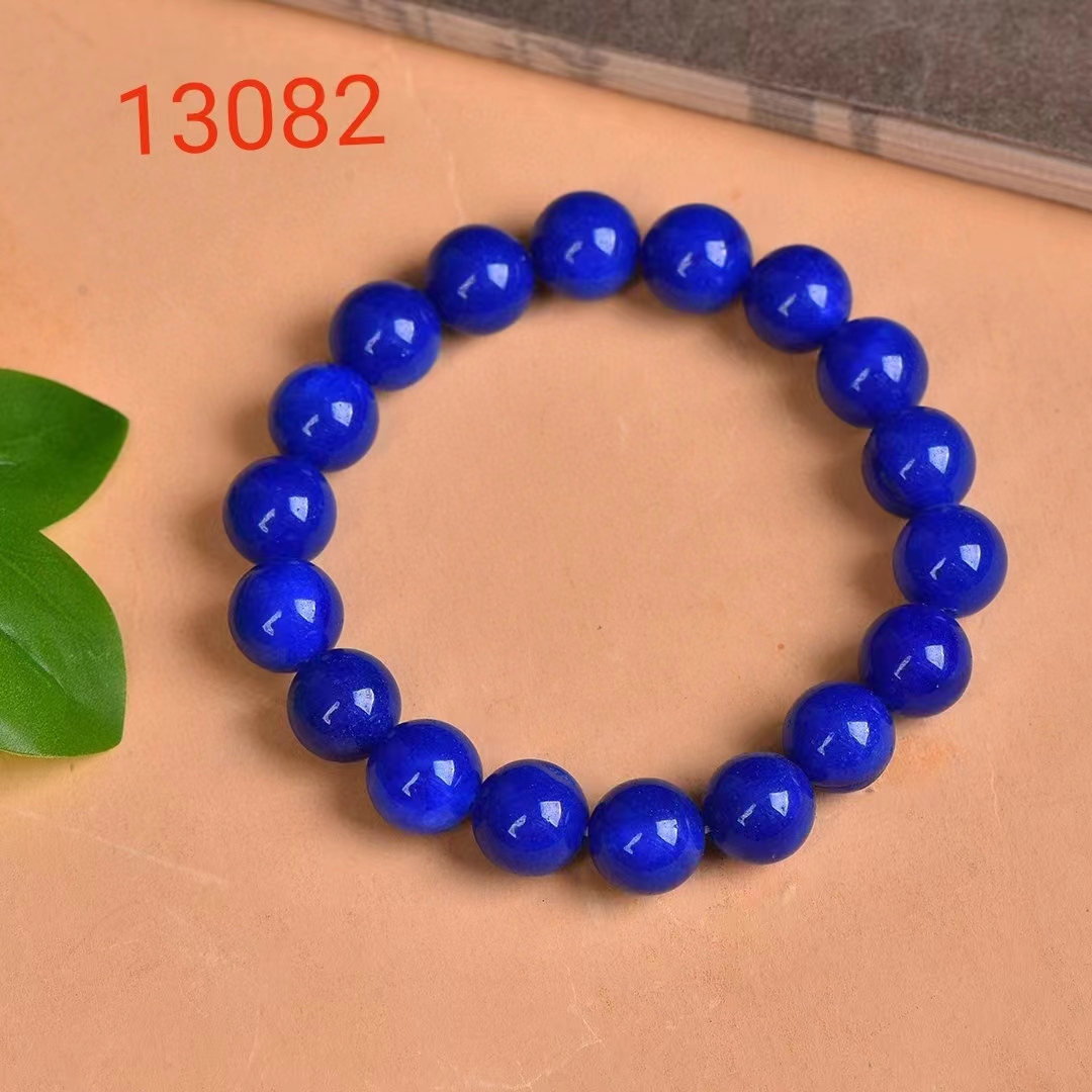 Cadeia Mão Jade de Seda Dourada para Mulheres, Pulseira de Pedra Natural, Contas Redondas, Pulseiras Elásticas Vertente, Encantos Jóias