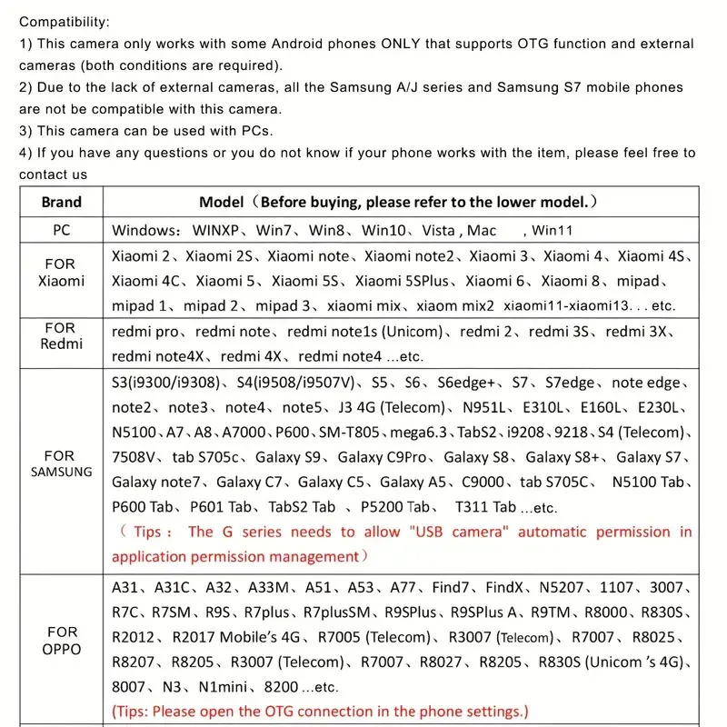 กล้องเอนโดสโคปแอนดรอยด์7มม. กล้องจิ๋วไมโครยูเอสบี Type C กล้องจิ๋ว LED กันน้ำตรวจสอบรถยนต์สำหรับ Huawei Xiaomi PC