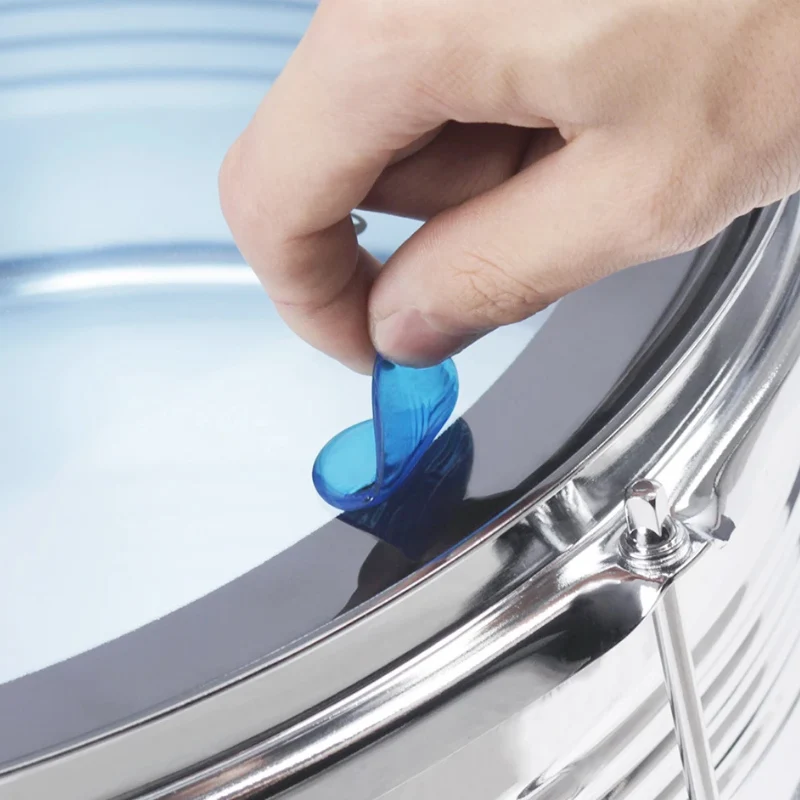 12 Cái/Bộ Trống Tắt Tiếng Miếng Lót Silicone Trong Suốt Jazz Móc Hít Máy Hút 3 Màu Tùy Chọn/Một Trợ Lý Đắc Lực Cho Trống bộ Người Chơi
