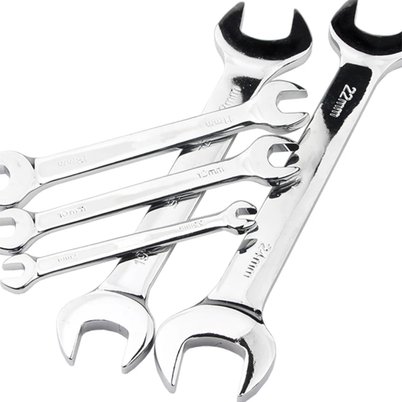 5.5-55mm Double Open End Wrench Hand Tools Combination Wrench Set Hex Spanner Wrench For Hex Nuts Car Repairing tool
