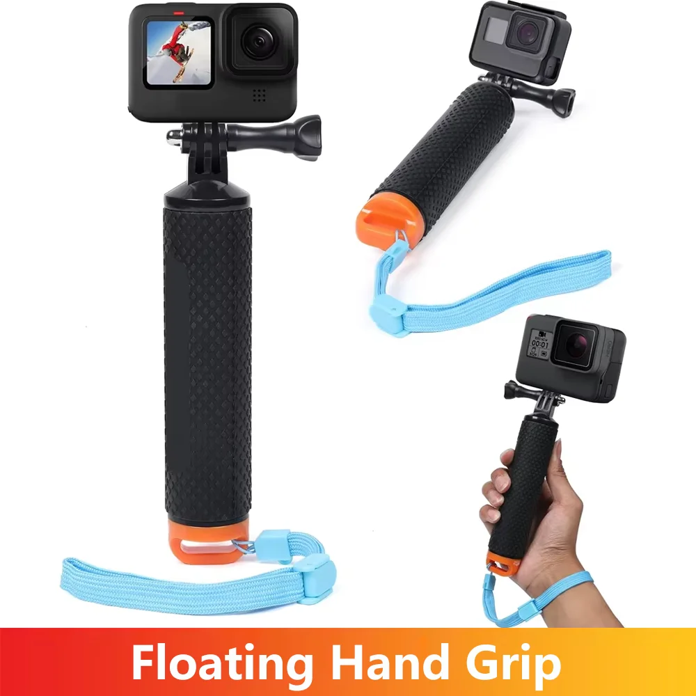 Empuñadura flotante, mango impermeable, palo de Selfie para GoPro Hero 13 12 11 10 9 8 7 5 Insta360 SJCAM AKASO DJI OSMO, cámara de acción