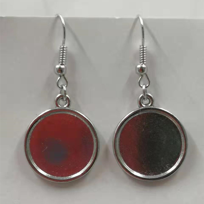 Anting-Anting Kaca Penangkap Mimpi Wanita Bulu Fantasi Sederhana Modis Anting-Anting Bulu Warna-warni Hadiah Liontin Aksesori