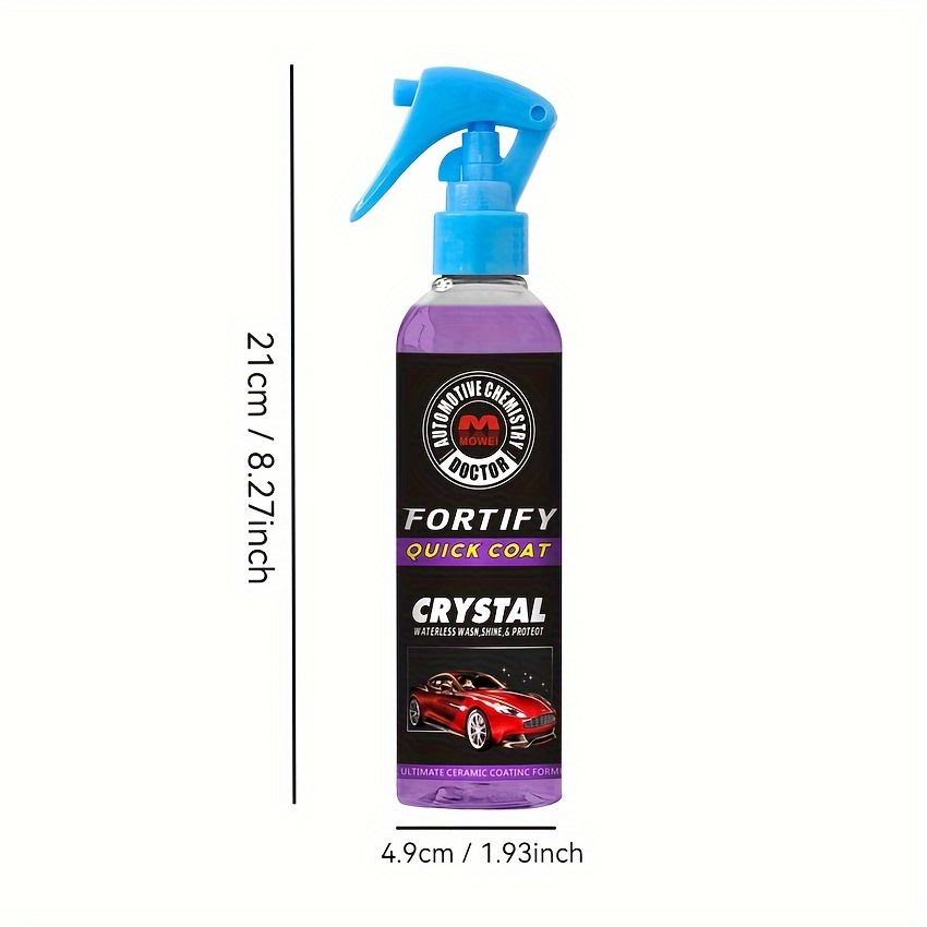 Spray de revestimento de proteção de carro, agente de manutenção de revestimento multiuso, spray de revestimento de carro cerâmico, agente de reparo de peças de plástico