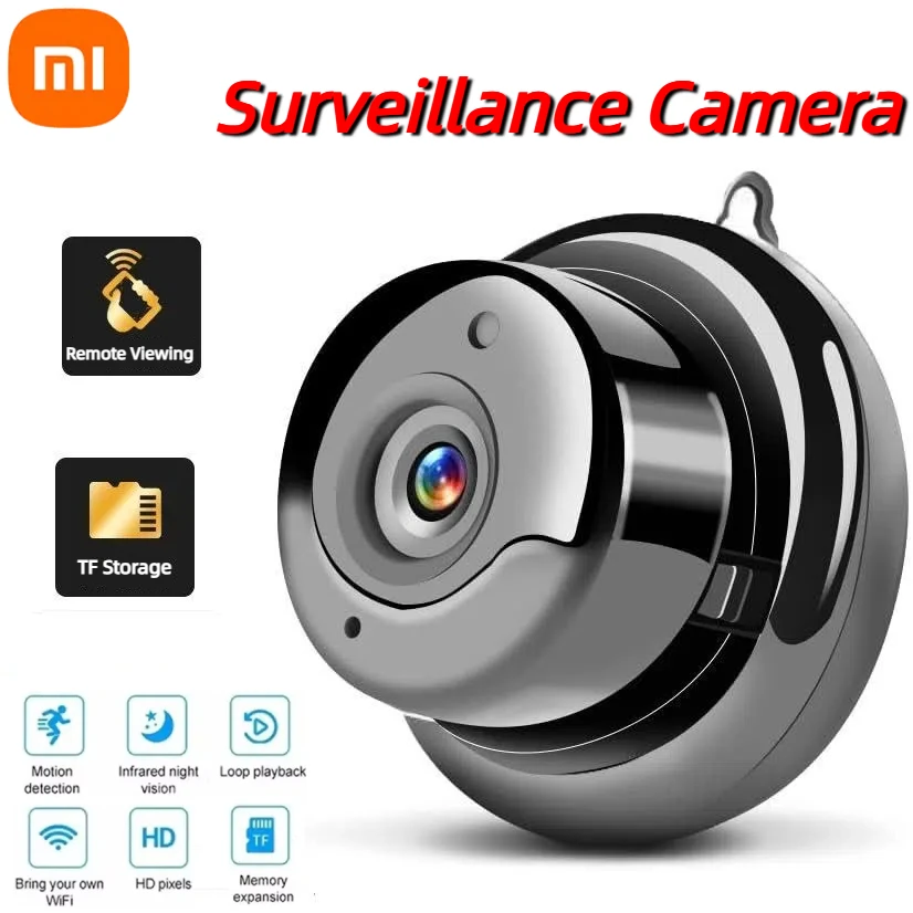 Xiaomi-cámara inalámbrica WiFi 4K HD, cámara de visión nocturna infrarroja, monitoreo remoto de seguridad para el hogar, detección inteligente para exteriores