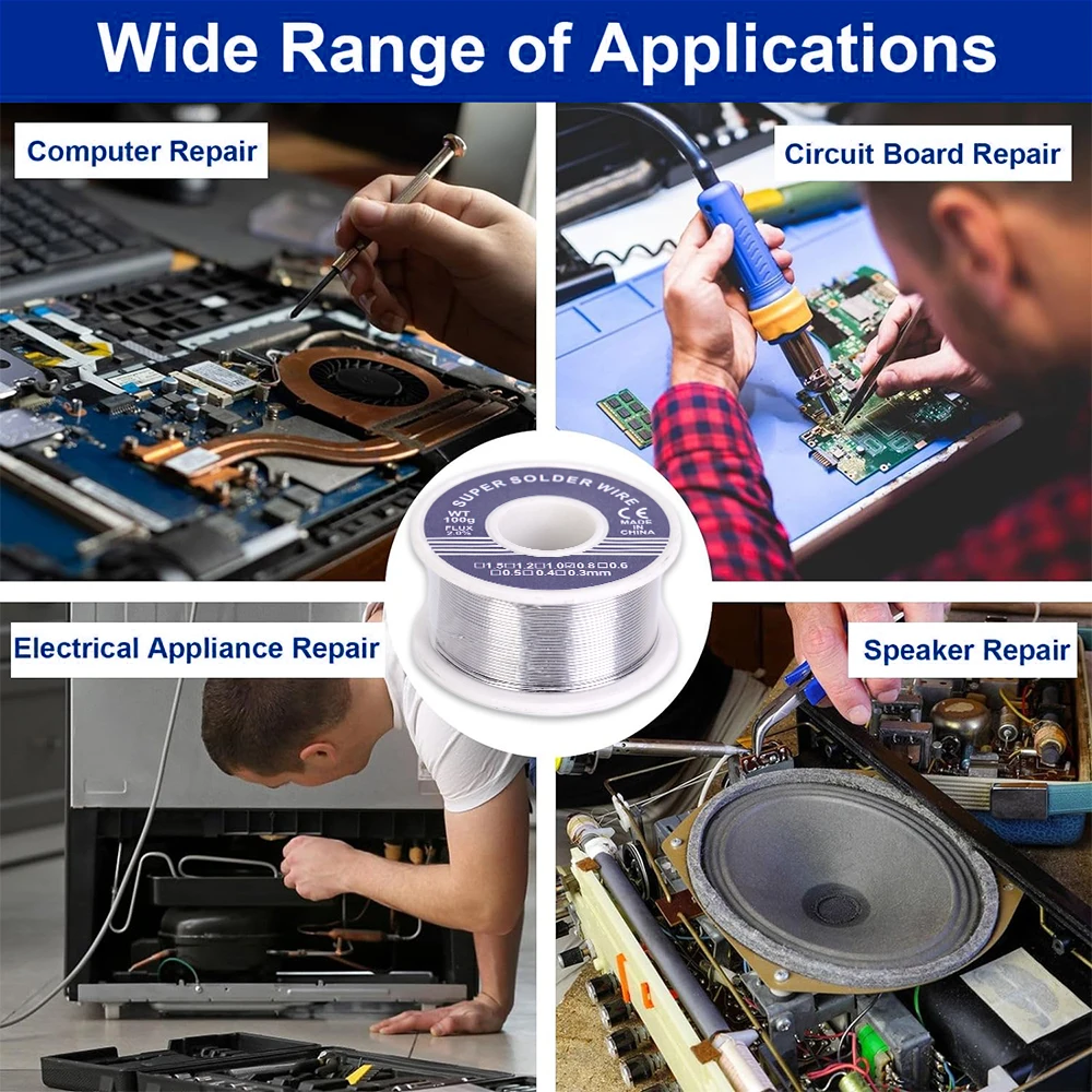 Universal Easy Melt Solder Wire ต่ําอุณหภูมิเงินเชื่อมอลูมิเนียมทองแดงเหล็กโลหะเชื่อม Cored บัดกรีเชื่อมบาร์