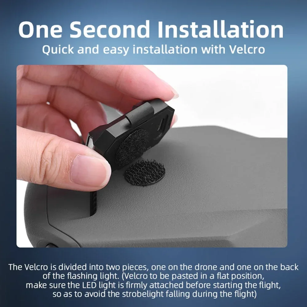 Mini Drone Strobe Light for DJI NEO/Mini 4 Pro/Mini 2/4K/Mavic 3 Lightweight 6 Lights Color Anti-collision Signal Lamp Accessory