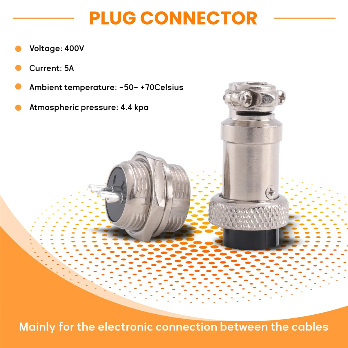 ใหม่ล่าสุด GX16 Connector การบิน 2-Pin 400V ประเภทสกรูชายและหญิง Butt Cable Connector ปลั๊ก SOCKET CONNECTOR
