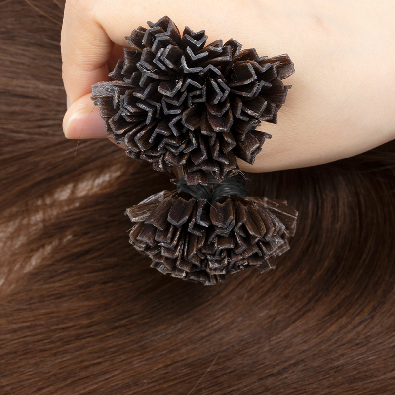 K Tip Hair Extensions Keratine Menselijk Haar Hot Fusion Haarverlenging 1 cm Italië Keratine Lijm Machine Remy 12-24 inch 30 50 G/pak