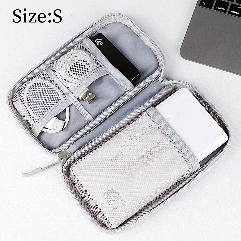 Large Size Travel Cable Organizer Bag Storage Pouch Carry Case Portable Waterproof Storage Bags for Cable Cord and Electronics