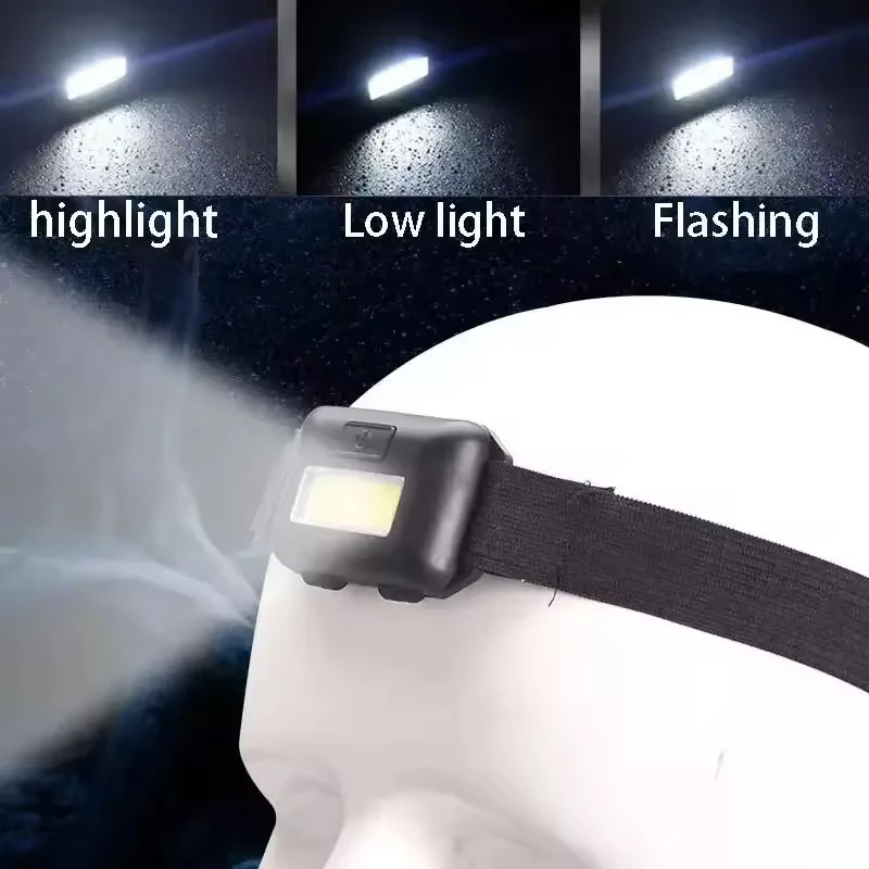 Rechargeable Flashlight Cap Light Rechargeable Led Headlamp Super Powerful Flashlights High Power Flashlight Hiking Lamp Battery