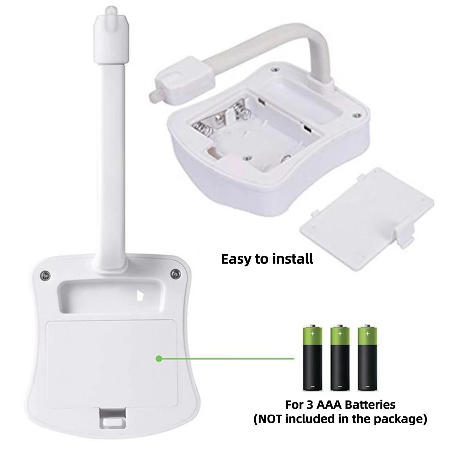 8-Color Toilet Sensor Light Hanging Creative Human Body Toilet Sensor Toilet Lid Light Night Light