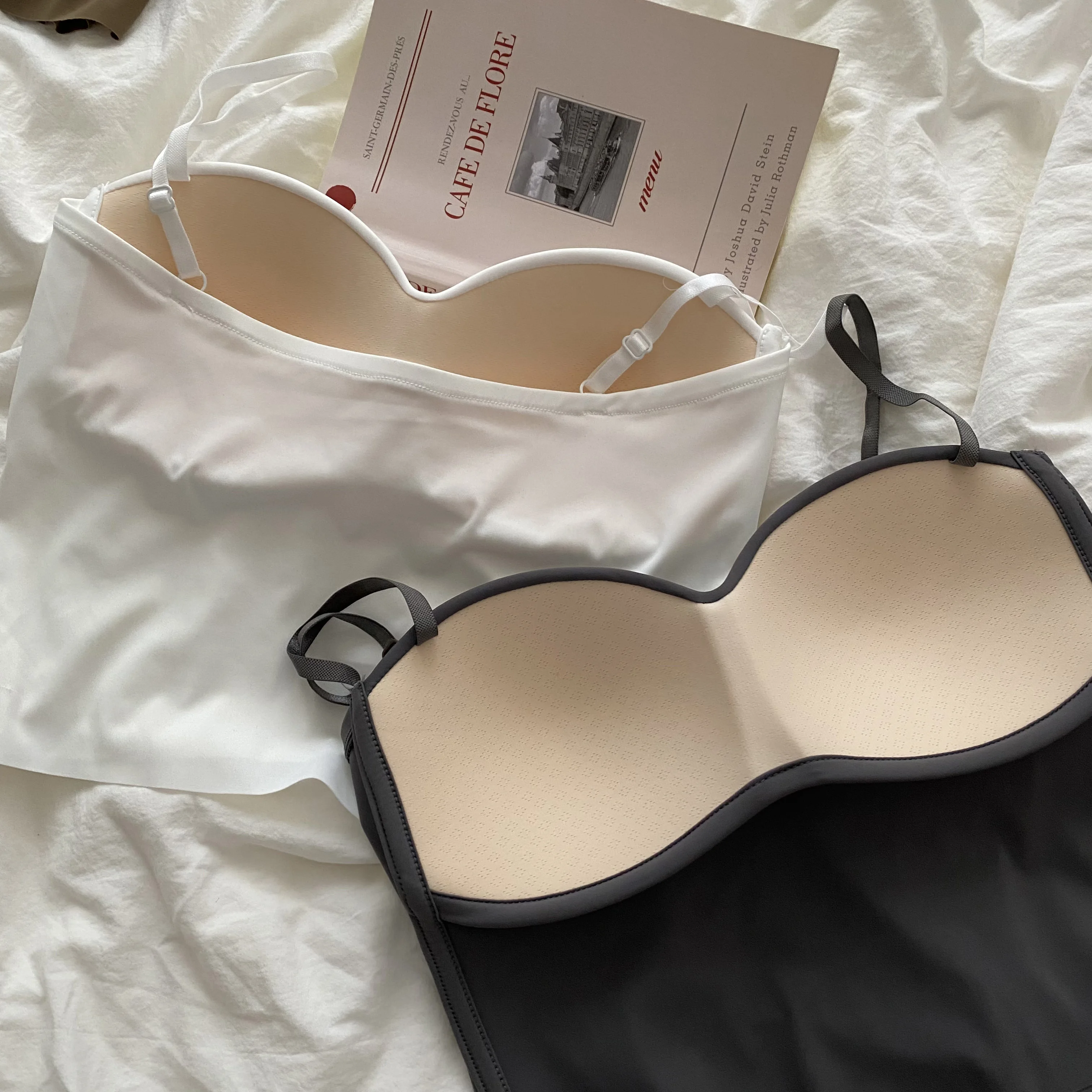 Camiseta sin mangas para Yoga y gimnasio para mujer, Top Popular de punto liso y sin costuras, chaleco con espalda en U y tirantes con almohadilla fija para el pecho, 1 ud.
