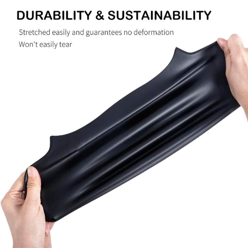 Bonnet de bain en Silicone unisexe pour adultes, imperméable, antidérapant, pour piscine, élastique, pour cheveux longs et courts