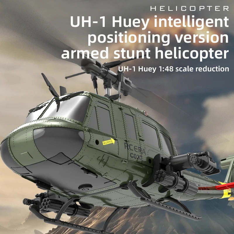 C032 RC Helicopter 2.4G 6-Aixs Gyroscope 6CH Altitude Hold Optical Flow Brushless Remote Control Helicopter Toys For Kid Adult