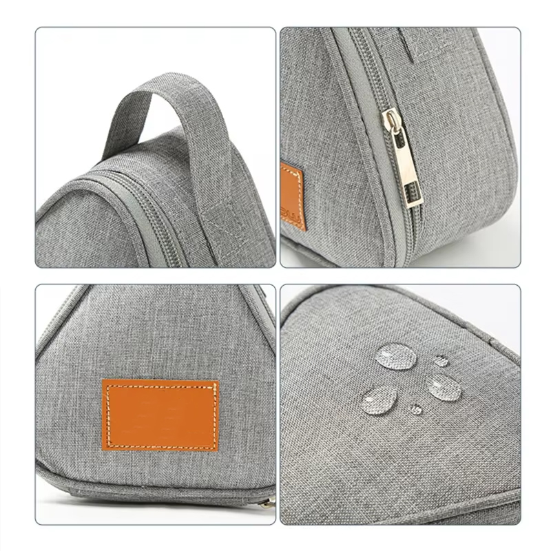 Portable Triangle Insulation Lunch Bag for Rice Vegetable Roll Milk Sandwich Egg Breakfast - Keep Food Warm Cool