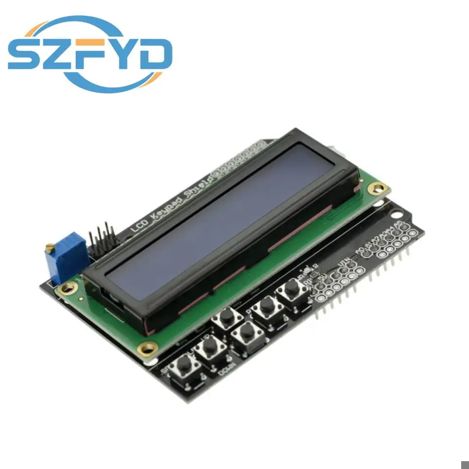 Placa de expansión de entrada/salida de caracteres LCD1602, teclado LCD, escudo LCD, módulo de pantalla LCD para Arduino raspberry PI