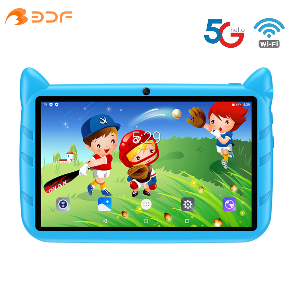 7 Polegada crianças comprimidos presentes das crianças aprendizagem educação android tablet pc quad core 4gb ram 64gb rom 5g wifi câmeras bluetooth