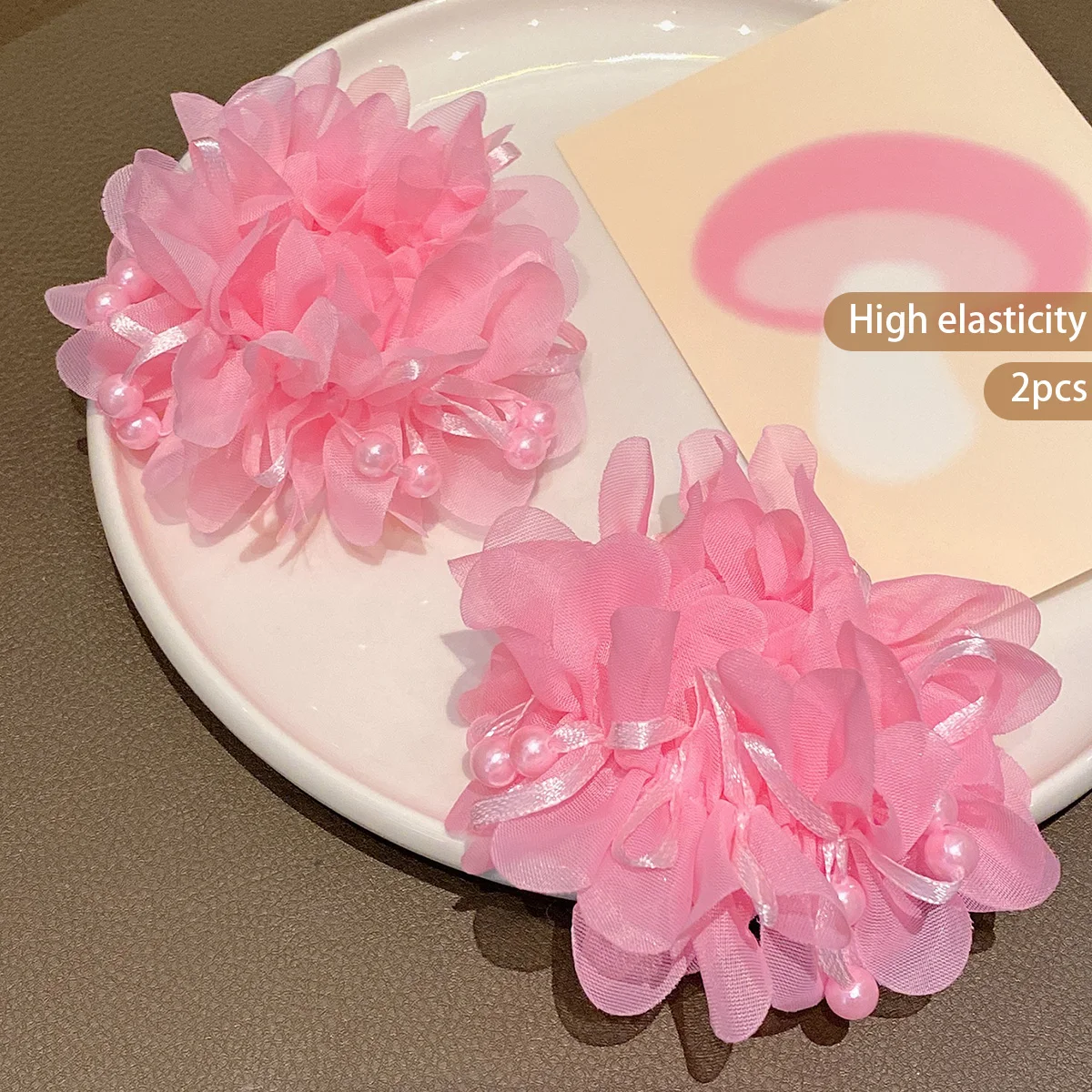 2 acessórios de cabelo com faixa fofa rosa para meninas para crianças
