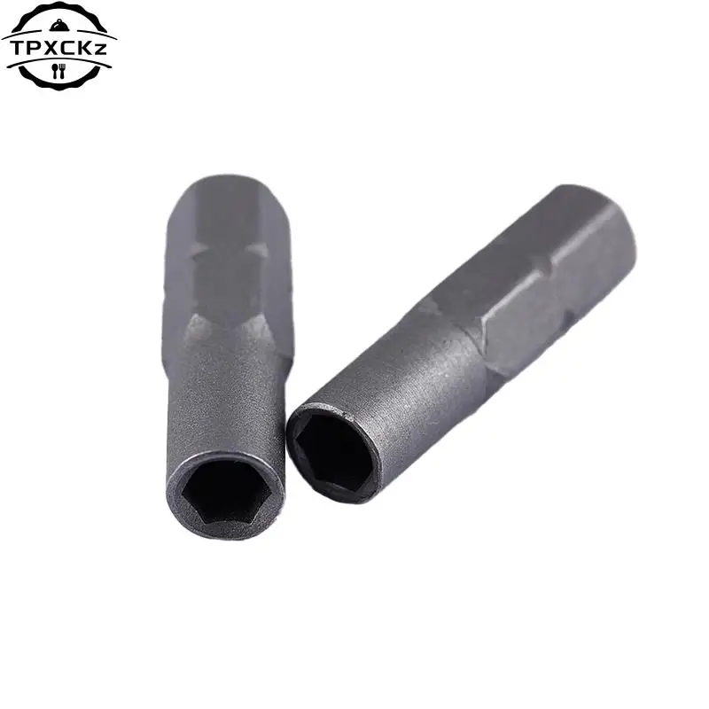 1pc 6.35mm 1/4" Insert Bit Adapter To System 4mm Hex Shank Electric Screwdriver Tool Micro Bit Socket Adaptor Holder