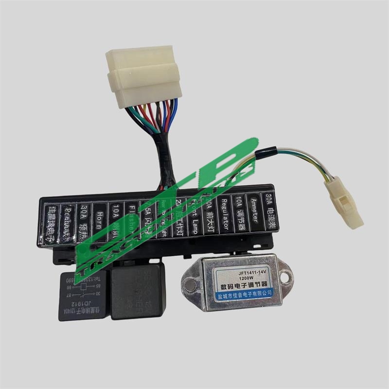 Montagem da caixa fusível para tratores JINMA e JM 18-28HP, C703-001