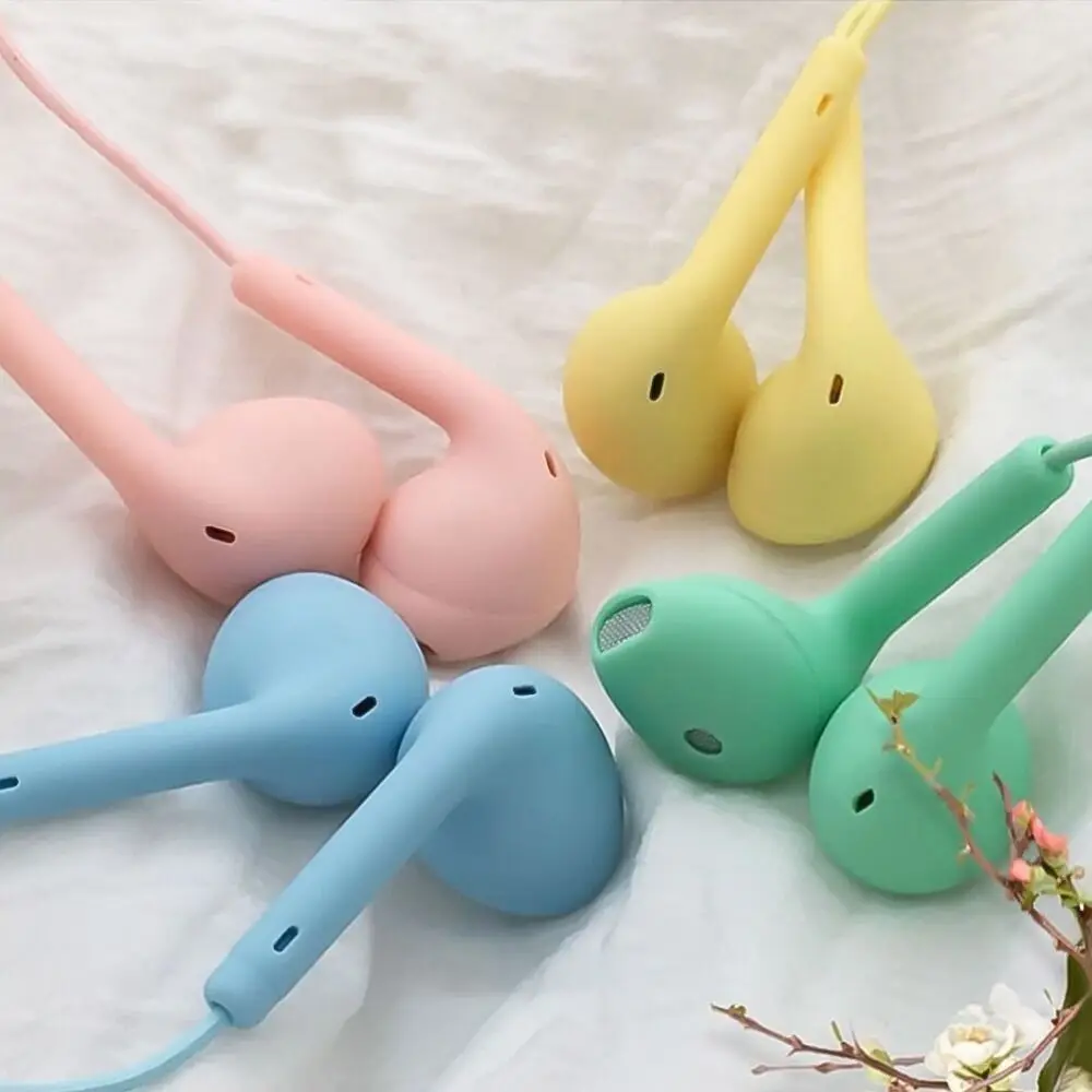 Auriculares internos estéreo universales de 3,5mm, audífonos deportivos con cable, manos libres, micrófono para música, para Xiaomi, Huawei y Samsung