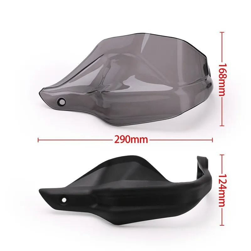 Motocicleta Hand Guards Defletores de pára-brisa, Handguards ajustáveis, protetor frio, compatível, 1 par