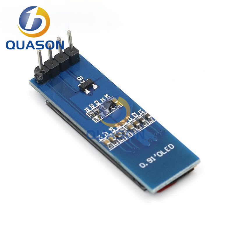 Màn Hình OLED 0.91 Inch Mô Đun 0.91 "Trắng/Xanh Dương OLED 128X32 OLED Màn Hình LED LCD Module Hiển Thị 0.91" IIC Giao Tiếp