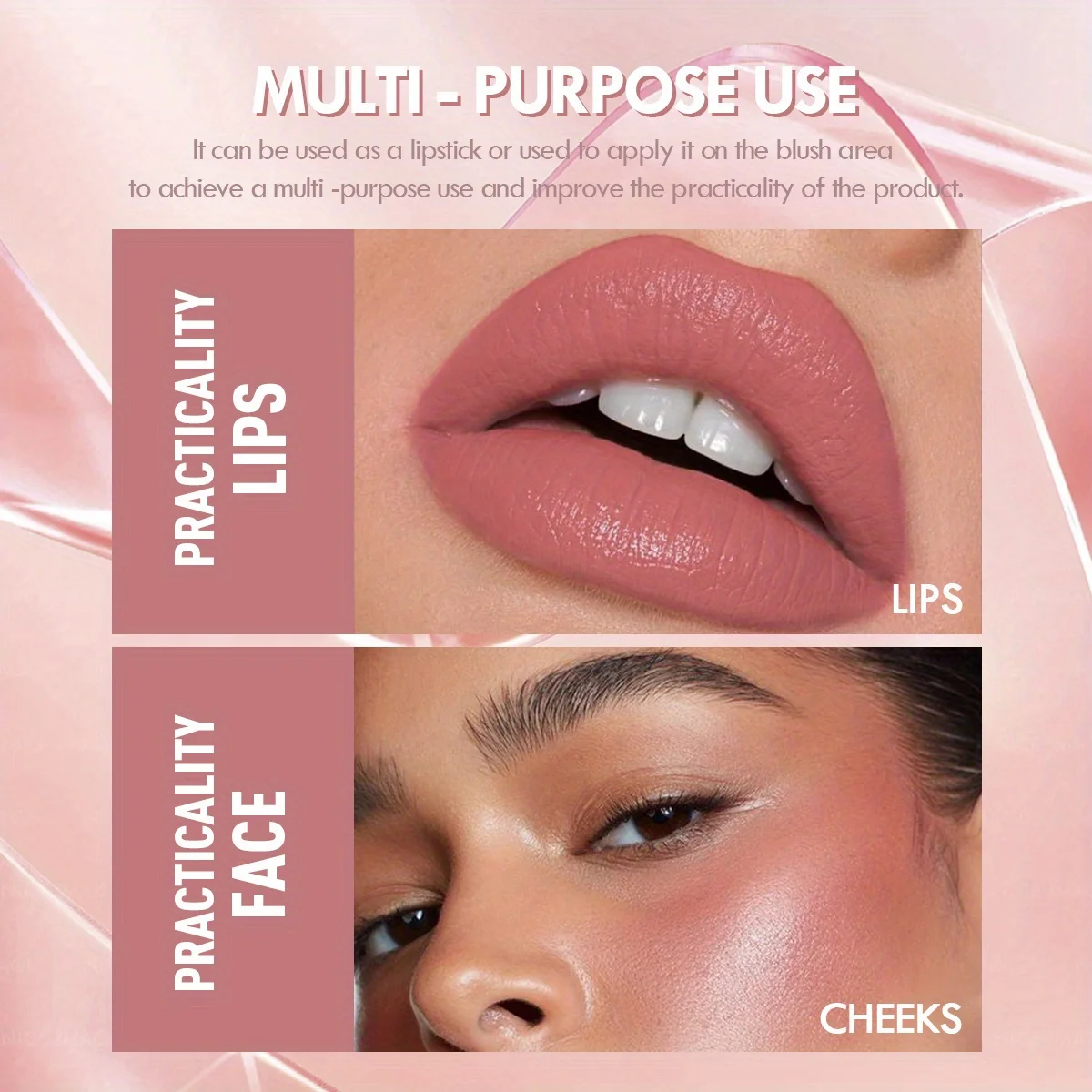 Lápiz labial mate resistente al agua, taza antiadherente de larga duración, tinte de labios, lápiz labial cosmético desnudo, maquillaje