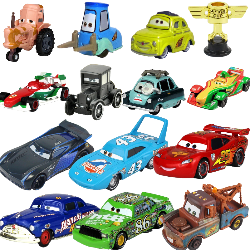 Disney Pixar Cars 2 3 Lightning McQueen Matt Jackson Storm Ramirez 1:55 coche de aleación Pixar coche de fundición a presión de Metal juguetes para niños regalos