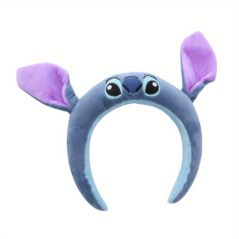 Disney Stichแถบคาดศีรษะน่ารักการ์ตูนตลกแถบคาดศีรษะตกแต่งHeadband Plush Anti-Slipแถบคาดศีรษะของขวัญหญิง