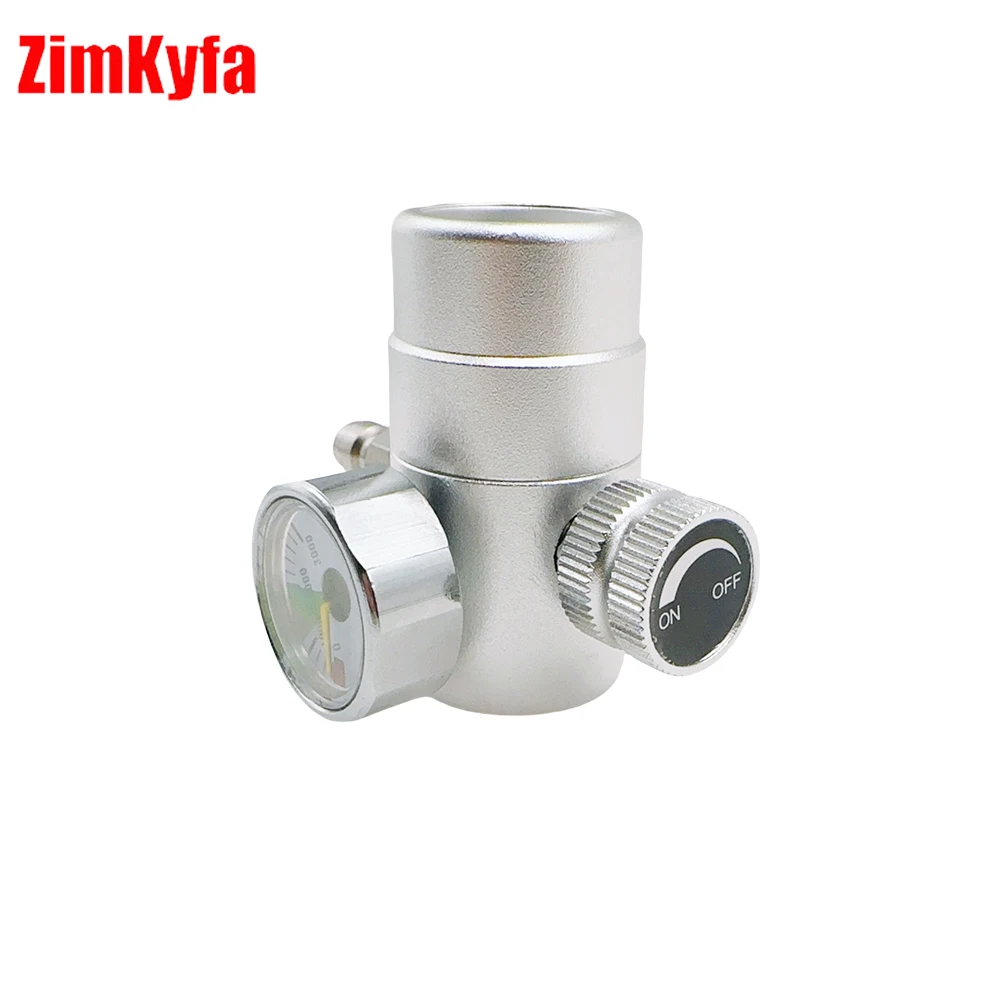 Whipped Cream Pressure Regulator Valves with M11 Threads and 8mm Male Quick Disonnect For N2O 0.95L Cans