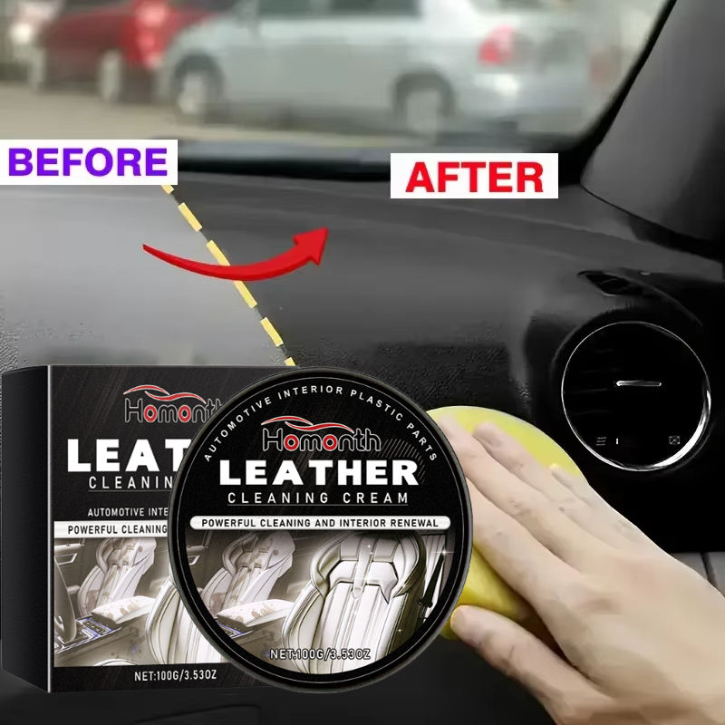 Leather Conditioner Long Lasting Car Seats Polishing Nourishment Care Leather Care Cream for Leather Pant Bag Shoes Furniture