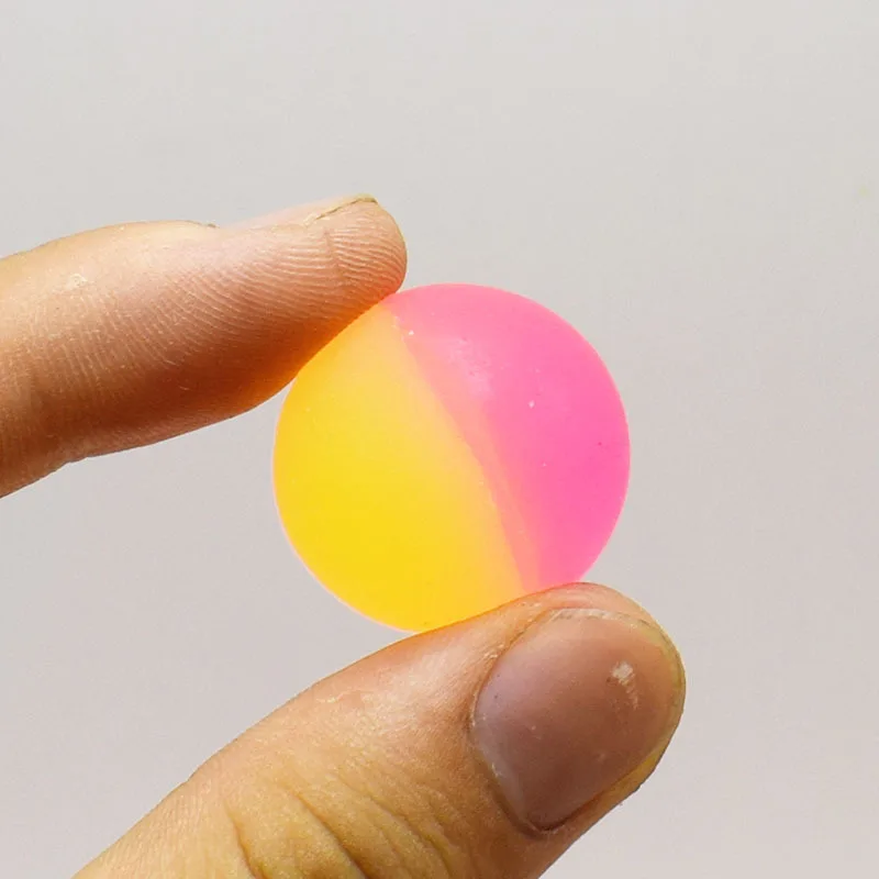 15 ชิ้น/ล็อต High BOUNCE ลูกบอลของเล่นเด็กของขวัญ PARTY ตกแต่งเด็ก Bouncing Ball รูปแบบ Soild สี 2 สี BOUNCE Ball