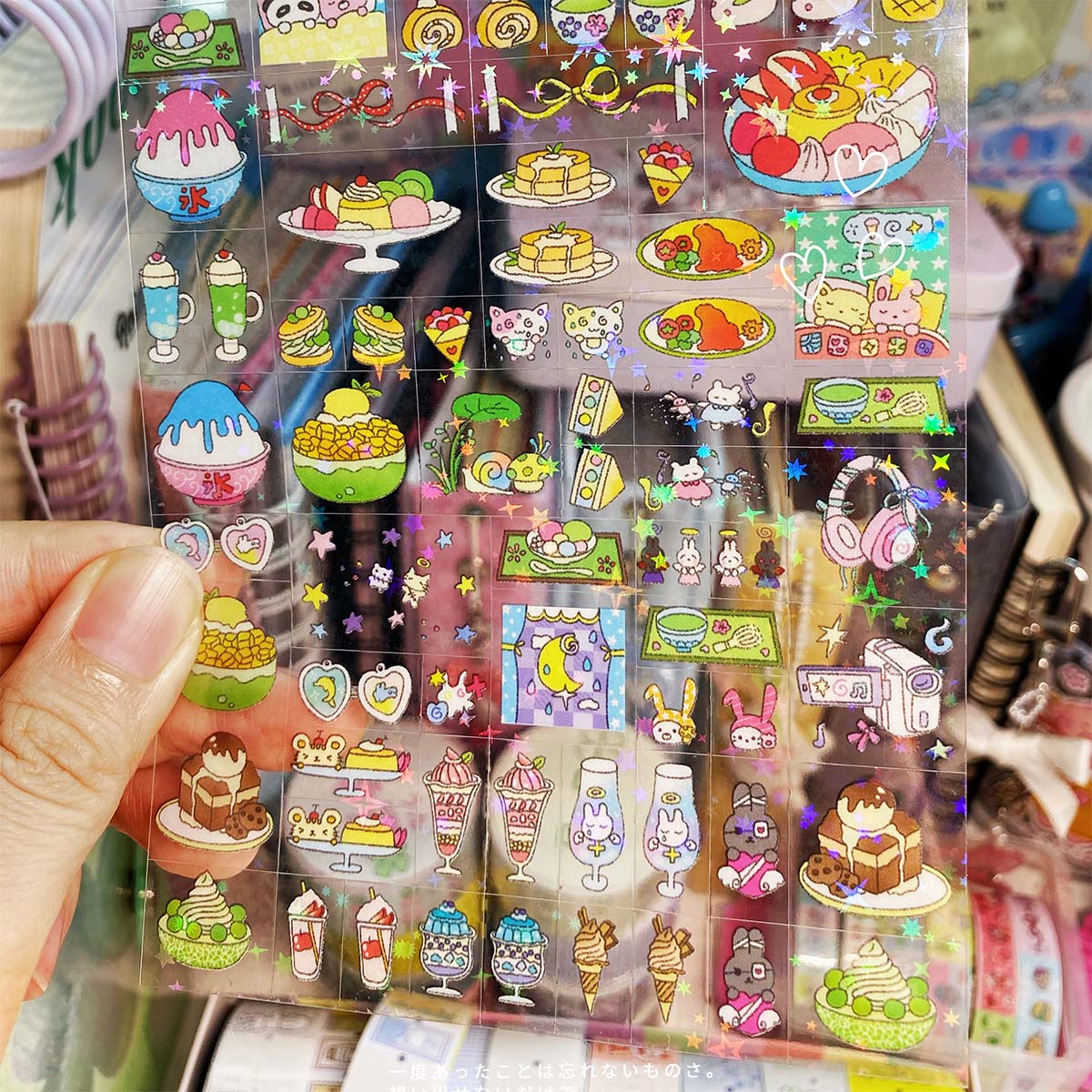 WAKAWAKA Kawaii Deco Sticker Scrapbooking Material Ancient Dream Core Cute Animal Decorative Stickers for Journal Planner