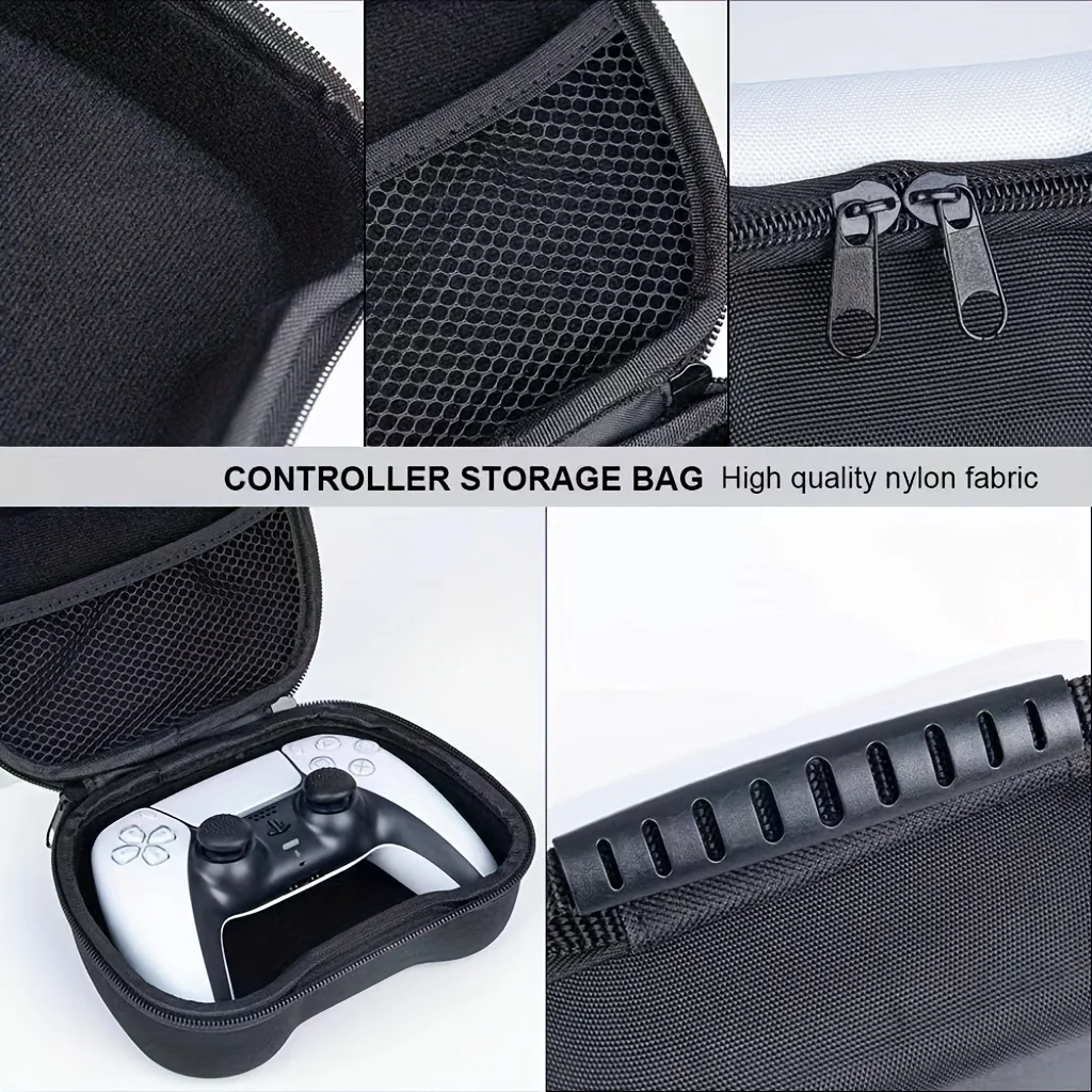 Estojo de armazenamento para controle de jogo, compatível com PS5/XBOX SERIES X/S / SWITCH Gamepad, caixa protetora rígida para transporte de viagem