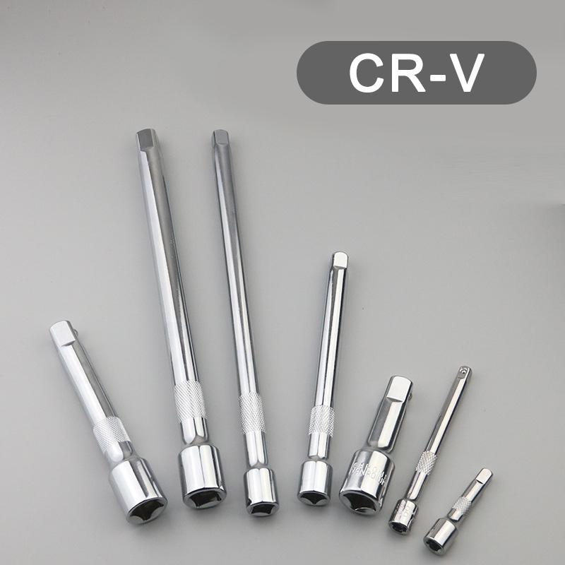 1/4" 3/8" 1/2" Socket Ratchet Wrench Extension Bar 50/75/100/125/150/250mm Long Bar Steering Sleeve Connecting Rod Accessories