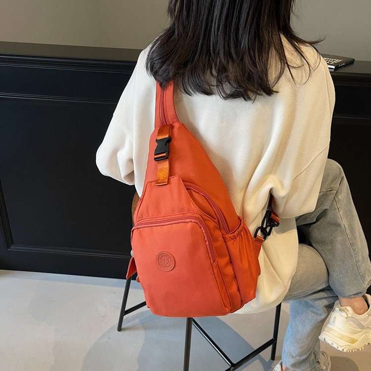 ファッショナブルな多機能 2024 新ダブルショルダーバッグ旅行チェストバッグユニセックスシングルショルダーバックパック学生通勤