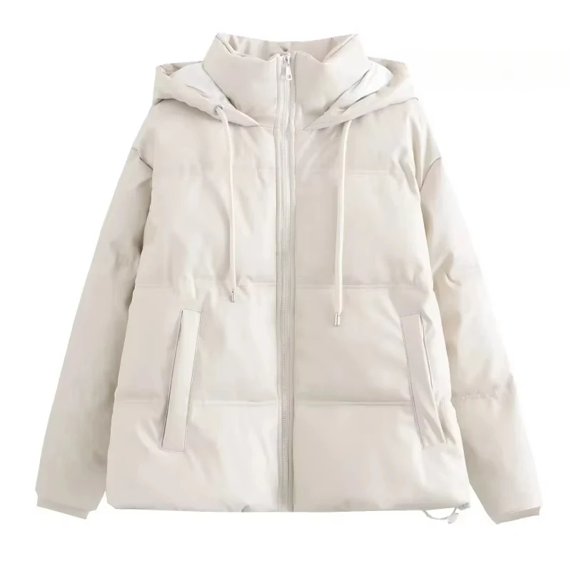 Winter frauen Kalten Mantel Winter Jacken Für Frauen 2023 Warme Leder PU Parkas Winter Mantel Förderung Weibliche Oberbekleidung