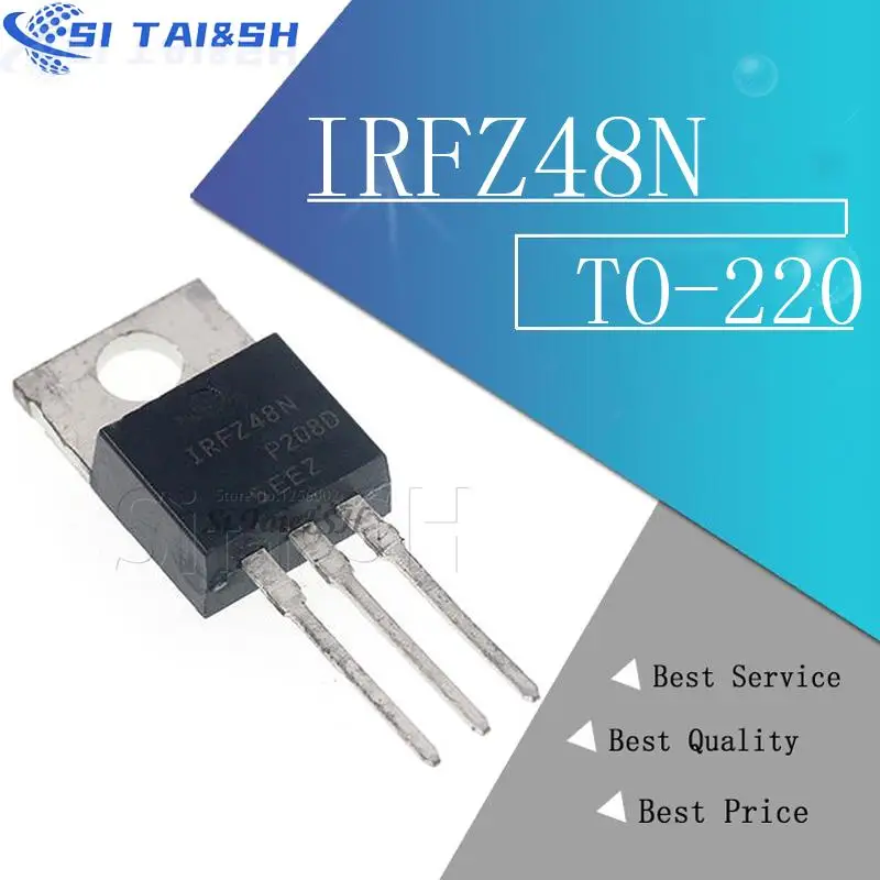 Si Tai & SH 10 Uds IRFZ48N IRFZ48NPBF IRFZ48 sistema de datos nuevo y original