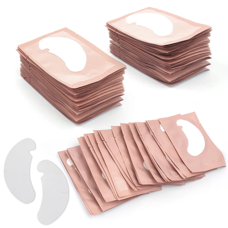 Almohadillas de hidrogel para extensión de pestañas, almohadillas de Gel en forma de U, suministros de maquillaje, 50 pares  eye pads for eyelash extension lash lift tools wimper extensions benodigheden wimper lashlift