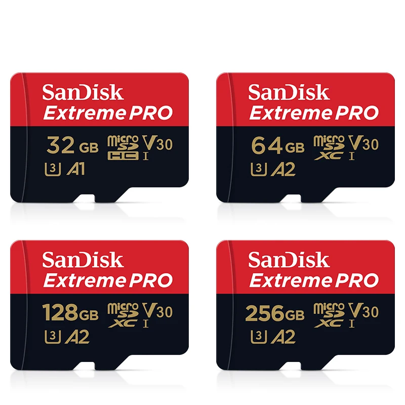 Extreme Pro Flash 128GBカード マイクロSDカード SDXC UHS-I 512GB 256GB 64GB 32GB U3 V30 TFカード メモリカード アダプター カメラ用 DJI用